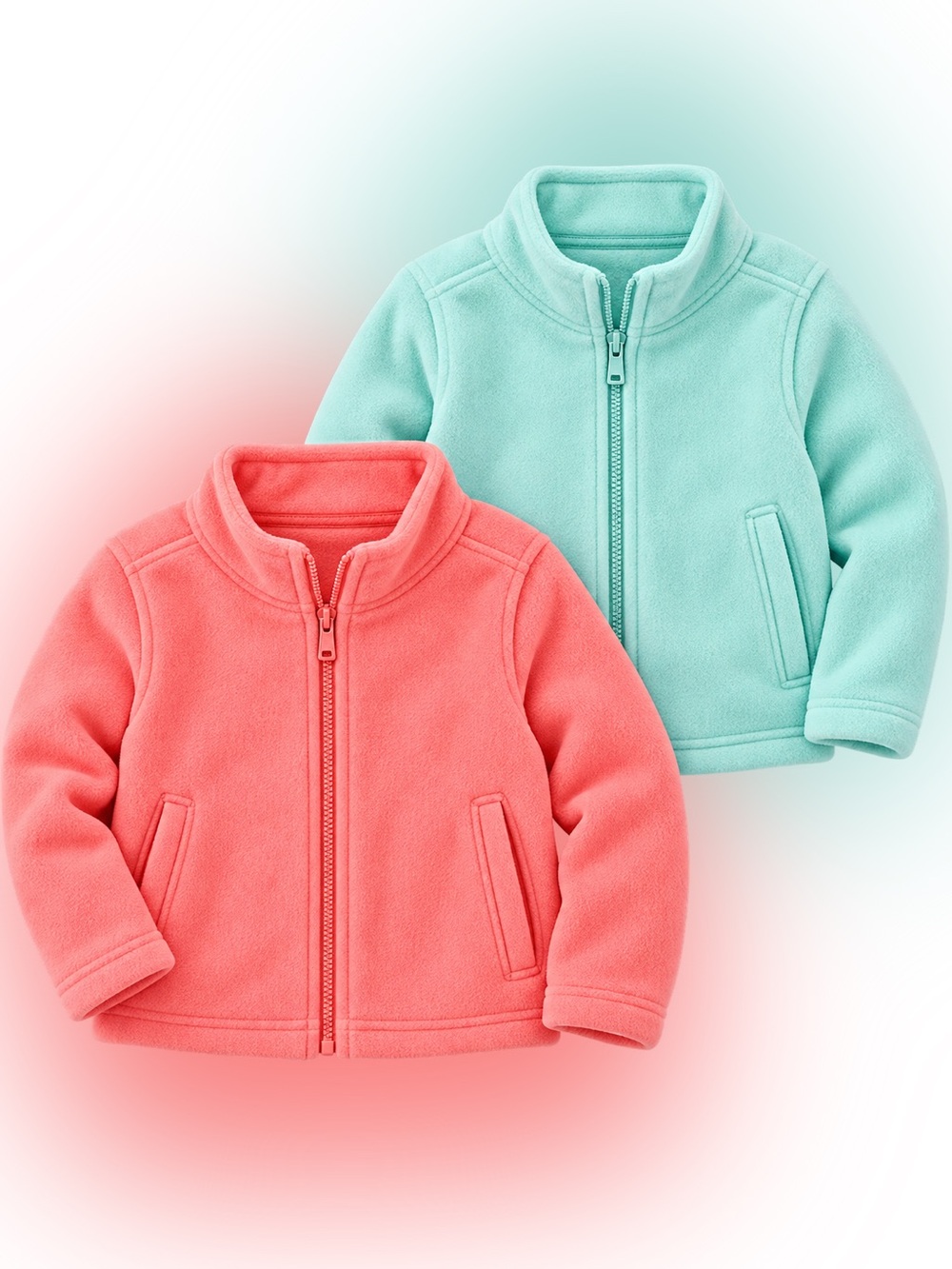 NWT Carters infant girl 12-Month Fleece Jacket Set